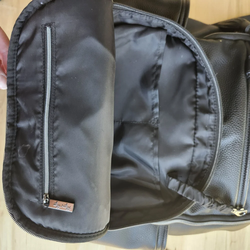 Itzy Ritzy Black Backpack Limited Edition Boss Diaper Bag RP Rachel Parcell